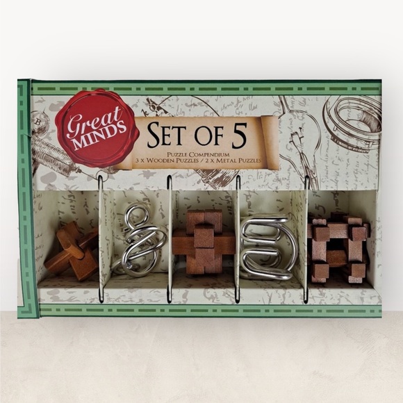 Great Minds Set of 5 Puzzles Compendium - Picture 5 of 5